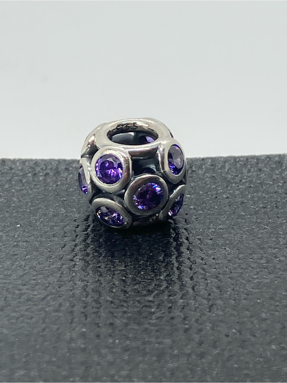 Pandora 925 ALE Whimsical Lights Purple Cz Charm | 791153ACZ
